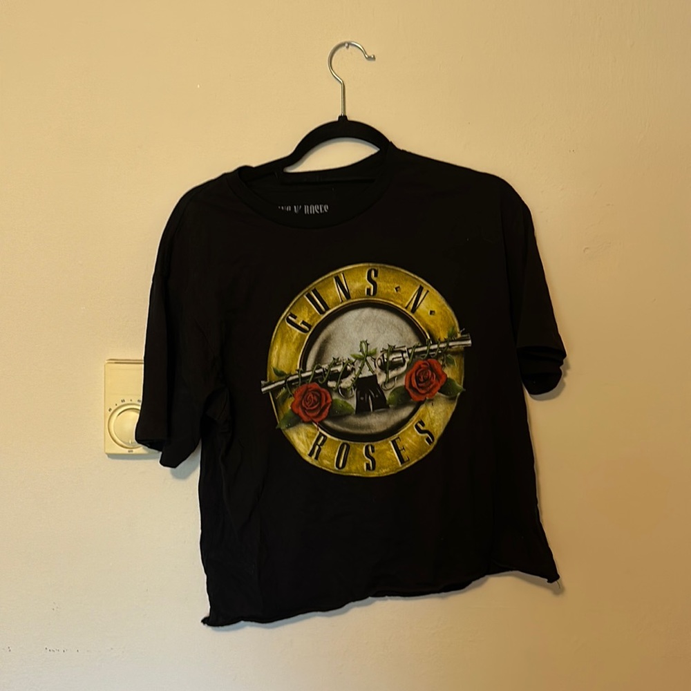 Guns ‘N Roses AND AC/DC Cropped Tee